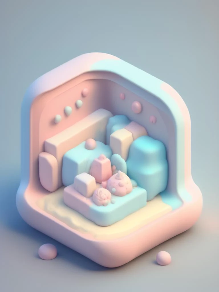 <lora:CuteClayEmojis:1>Tiny cute isometric computer, emoji, soft smooth lighting, with soft pastel colors, 3d icon clay render, 100mm lens, 3d blender render, trending on polycount, modular constructivism, white background, physically based rendering, centered