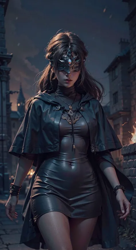 (<lora:firekeeper2:1> firekeeper, cloak, capelet, black witch robe, black lingerie, silver eye mask, barefoot, bandaged_arm,),
(GrimDark:1.2),warhammer 40k aesthetic, open panorama, Cliff, crenellation, warships in fog , thunder cloud, skulls, long flag flap in wind, surreal, realistic, extremely-detailed landscape, dark forest, nightmare world, sharp focus, vibrant color, oil painting, (beautiful +detailed+intricate+wonderful scenery:1.2),
golden sun emblem, army camp, medieval coat-of-arms, banner, draw bridge, raining fire,
(masterpiece, best quality, high_resolution:1.4), (ultra_details:1.0), cinematic lighting, fire light glow, (depth of field, bokeh:1.4),
(far away, fully body view:0.5), dynamic pose, running, ready to attack,
<lora:Anime Realism Control:0.2>, (fcDetailPortrait:0.6), <lora:Mild detail adjusterV10_4:0.6> <lora:princess_carry_v0.1:0.8> princess carry,
