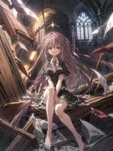 open eyes,((1girl)),
<lora:MAKURA-000060:0.7:MAKURA6>. <lora:GoodHands-vanilla:0.7>, <lyco:Vivid_Impactful_Style_locon_v4h:1:0.3> <lora:backlighting:0.3>
<lora:Rin Misakura:0.8>,xiafu,closed mouth,short sleeves,sitting,bare legs, pleated skirt,<lora:add_detail:1>