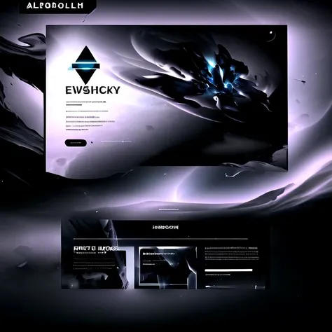 <lora:UI-UX:0.8> UI-UX Style, a website layout, website, single page, vector art,  responsive, bootstrap and CSS compatible,   <lora:AbyssalTech-20:0.8> abyssaltech , dark energy, ethereal, dissolving, see-through, abyss