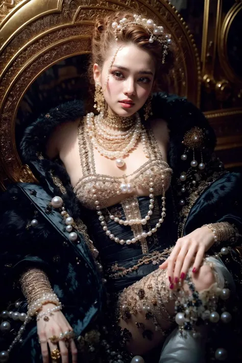 (realistic:1.3), finely detailed, quality, rembrandt lighting, (masterpiece:1.2), (photorealistic:1.2), (best quality), (detailed skin:1.3), (intricate details), dramatic, ray tracing, 1girl, japanese girl, 21 years old, detailed skin texture, (blush:0.5), (goosebumps:0.5), subsurface scattering, smiling, medium breasts, long hair, bangs, hair between eyes, pearl necklace, gem, pearl, jewelry, (bright sunny day), <lora:lococo_20230816221443:1>