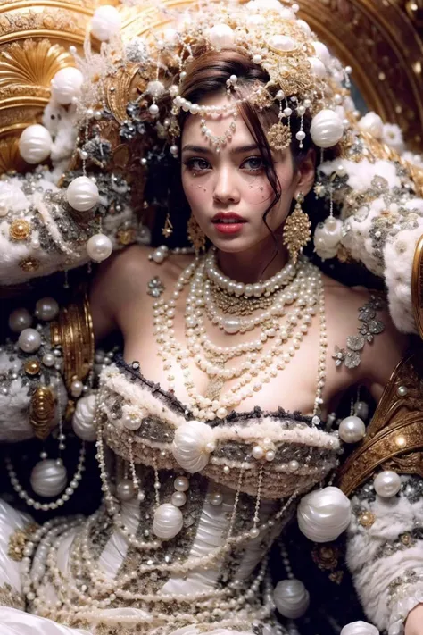 (realistic:1.3), finely detailed, quality, rembrandt lighting, (masterpiece:1.2), (photorealistic:1.2), (best quality), (detailed skin:1.3), (intricate details), dramatic, ray tracing, 1girl, japanese girl, 21 years old, detailed skin texture, (blush:0.5), (goosebumps:0.5), subsurface scattering, smiling, medium breasts, long hair, bangs, hair between eyes, pearl necklace, gem, pearl, jewelry, (bright sunny day), <lora:lococo_20230816221443:1>