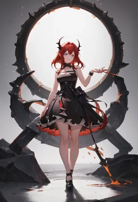 {safe:1.10}, best quality, masterpiece, highres, solo, {surtr_arknights:0.90}, full_body
