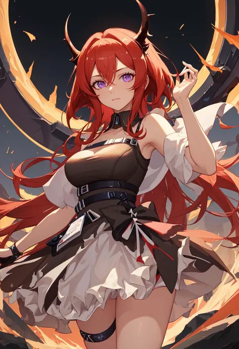 (safe:1.10), best quality, masterpiece, highres, solo, (surtr_arknights:1.10), jumping, cowboy_shot, looking at viewer, 34 <lora:surtr_arknights:0.80>