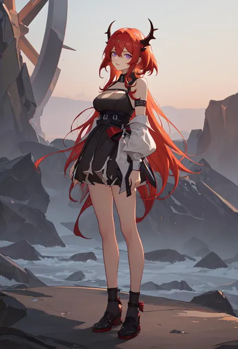 (safe:1.10), best quality, masterpiece, highres, solo, (surtr_arknights:1.10), full_body, 16 <lora:surtr_arknights:0.80>