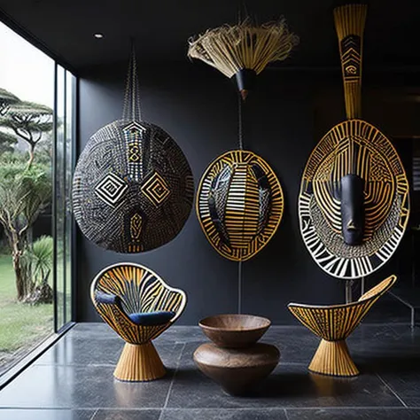 <lyco:African_style_interior_design_Sa_May:1.0> award winning african decoration