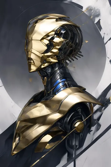 <lora:g0ld3mb:1>, g0ld3mb, gold, portrait, <lora:Futuristicbot4:0.5>, futobot, cyborg, <lora:add_detail:0.7>
