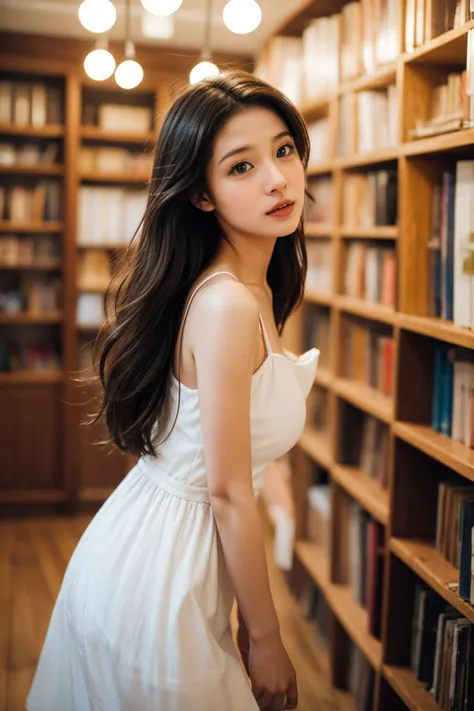 1girl,<lora:Maper:0.7>,lib_bg,<lora:libbg_v16:1>,
dress,long hair,
magnetic presence,refined seduction,captivating mystique,
Glowing Illumination,Soft Highlights,Luminous Atmosphere,
depth of field,<lora:lit:0.3>,