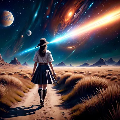 Masterpiece, beautiful 20yo student girl walking in retrofuturistic paradise ciyty , crowd of people, short brown hair, blue eyes, black skirt school uniform, white shirt, red scout tie, (white shining background:1), highly detailed,sovietpunkai<lora:SovietPunkAIv2:0.3>,
abstract dream, space, intricate, grand scale, alone, cinematic film still, insane detail, sharp focus, depth of field, realistic lighting, (realistic perspective), complex, (multiple subjects), 4k HDR,<lora:add_detail:0.5>,<lora:more_details:0.25>,<lora:FantasyWorldV1:0.25>,