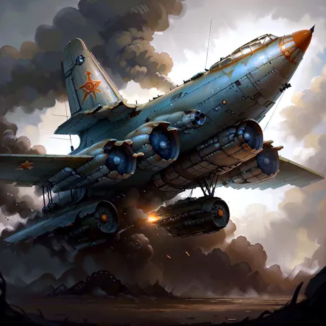 <lora:SovietPunkAIv2:.85> SovietPunkAI aircraft