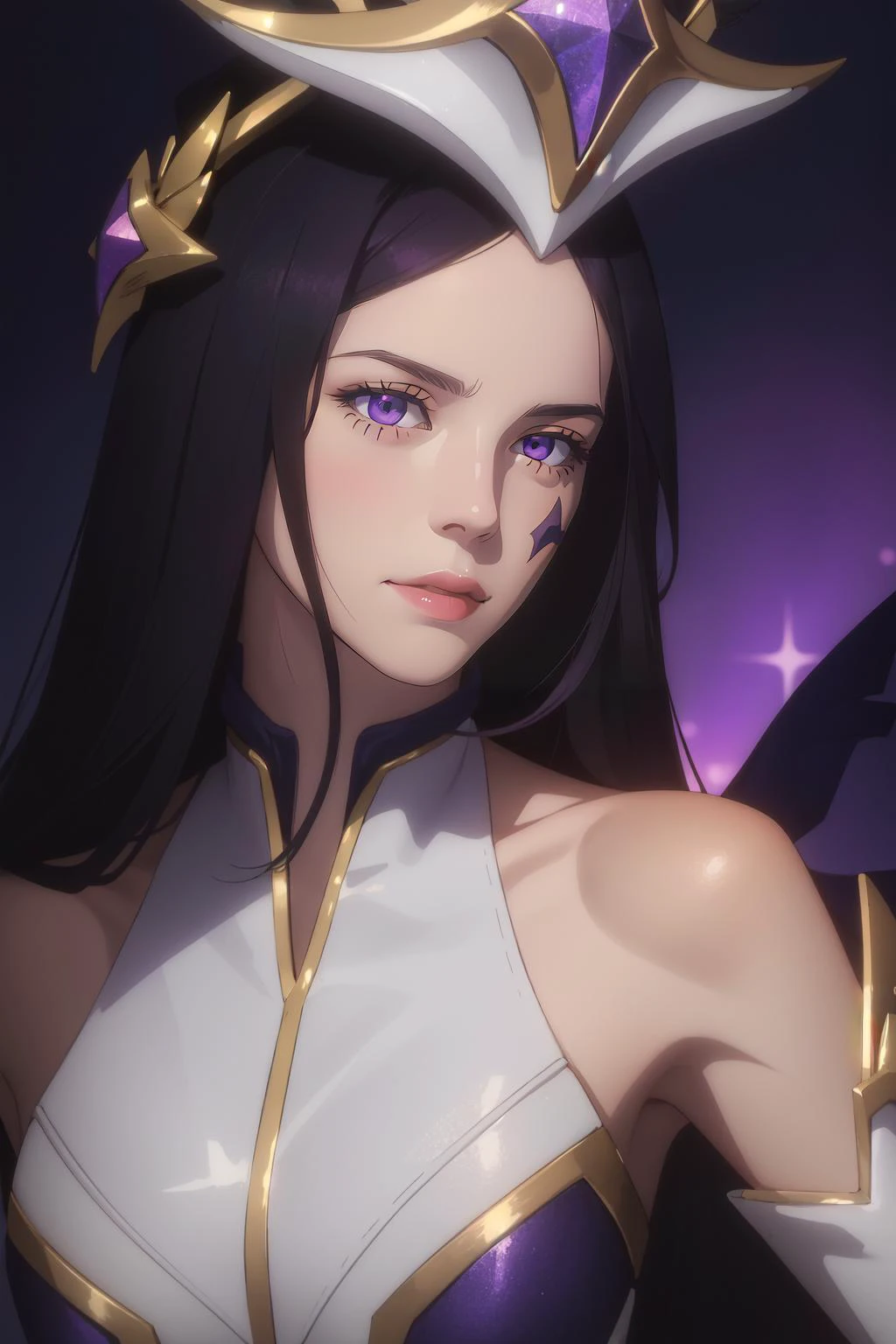 (masterpiece, best quality), intricate details,
1girl, <lora: Star_Guardian_Syndra:0.8> star guardian syndra,
<lora:witcher_offset:0.8> witcher,
