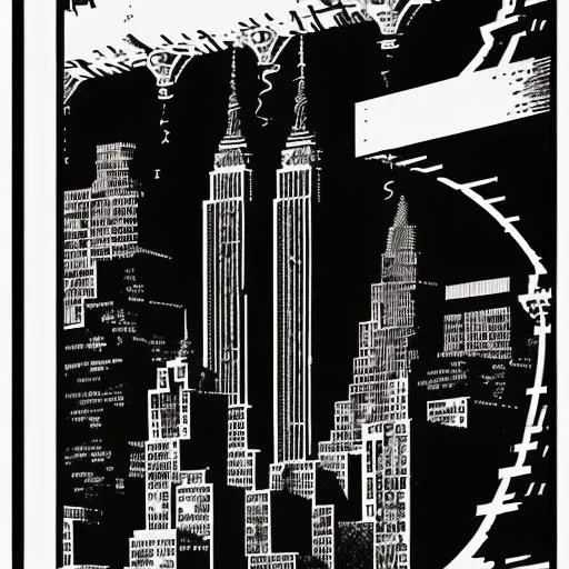 new york city skyline, sinCity_iamYork