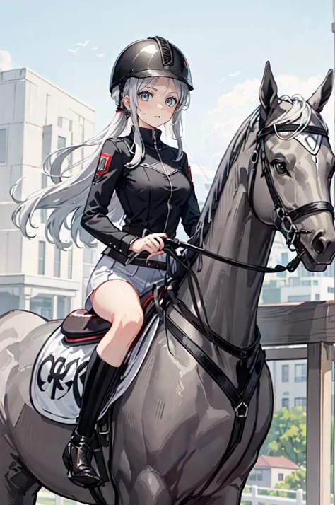 Girl on horseback