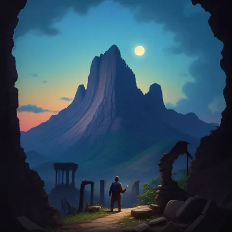 (masterpiece),(best quality),(ultra detailed),(cinematic lighting),illustration,
illustration,painting,highly detailed,sharp focus,cinematic angle,
in a dangerous jungle,mountains in the background,sun light,
(in a fantasy city ruins:1.2),in the jungle, ruined statues,
detailed background,
realistic,oil painting,bright and bold colors,expansive sky,sense of adventure,bright colors,vivid colors,<lora:broshild2023:0.7>,broshild2023 style,
1970s,1980s,stylized,pulp magazine cover art,
<lora:PAseer-SD15-LCM Quick:1>,
