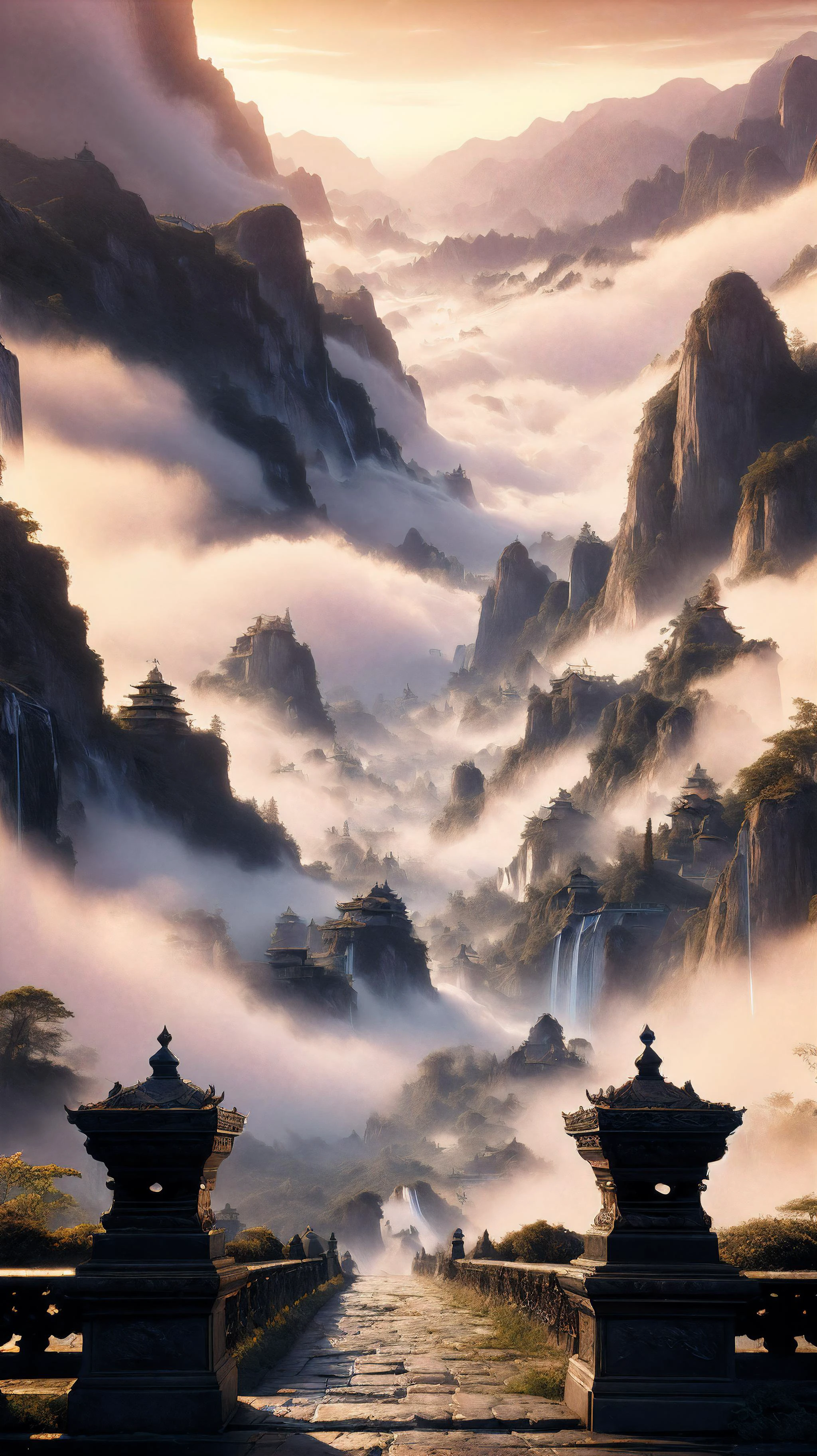 (High Quality:1.4), (Best Quality:1.4), (masterpiece:1.4), official art, official wallpaper, 4k textures,
(swordism, cloud, sky:1.5)
(detailed:1.05), (extremely detailed:1.06), sharp focus, (intricate:1.03), (extremely intricate:1.04), low contrast, soft cinematic light, soothing tones, HDR, (Epic scenery:1.05), (beautiful scenery:1.05), (detailed scenery:1.05), (intricate scenery:1.05), (wonderful scenery:1.05), <lora:Swordism_Girl_v2.0:1>