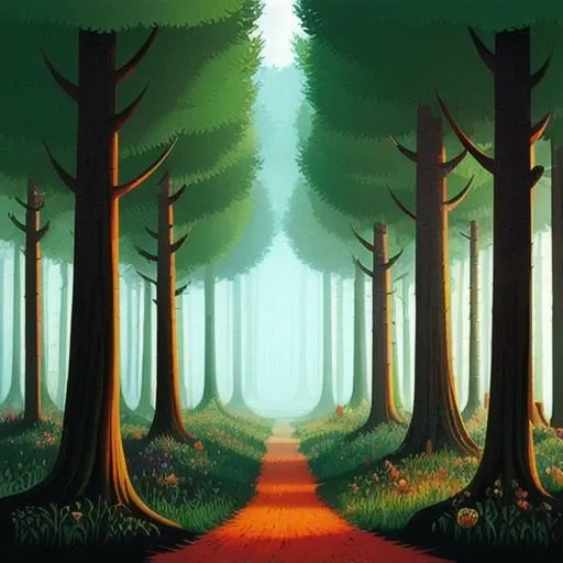 an forest, Jurevicius <lora:Jurevicius_v2:0.7>