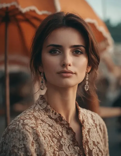 cinematic photo a girl (((ohwx woman))) by nikolay makovsky : 10, 4k resolution; detailed film still promotional image ektachrome photograph wide angle lens ; low contrast dramatic lighting unreal engine 5 cinematic color grading composition and effects makeup design trending on artstation oct <lora:penelope_lora_sdxl_v1-000008:1> . 35mm photograph, film, bokeh, professional, 4k, highly detailed