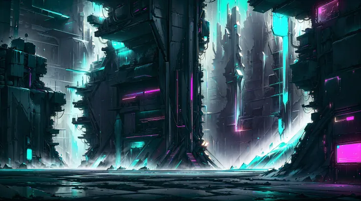<lora:CyberPunkAI:1>,CyberpunkAI,neon,,
(highly detailed:1.3),
The Icebound Library, a vast repository of ancient knowledge, its shelves lined with frozen tomes and guarded by enchanted ice golems that protect its secrets,<lora:epi_noiseoffset2:2> ,
Ultra-detail,(highres:1.1),best quality,(masterpiece:1.3),cinematic lighting,