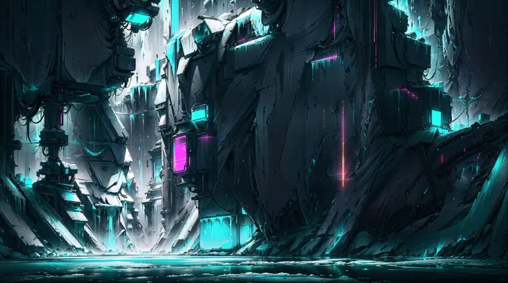<lora:CyberPunkAI:1>,CyberpunkAI,neon,,
(highly detailed:1.3),
The Frozen Lake, a vast expanse of solid ice, its surface adorned with intricate frost patterns, and beneath it, ancient frozen creatures lie dormant, waiting to be awakened,<lora:epi_noiseoffset2:2> ,
Ultra-detail,(highres:1.1),best quality,(masterpiece:1.3),cinematic lighting,