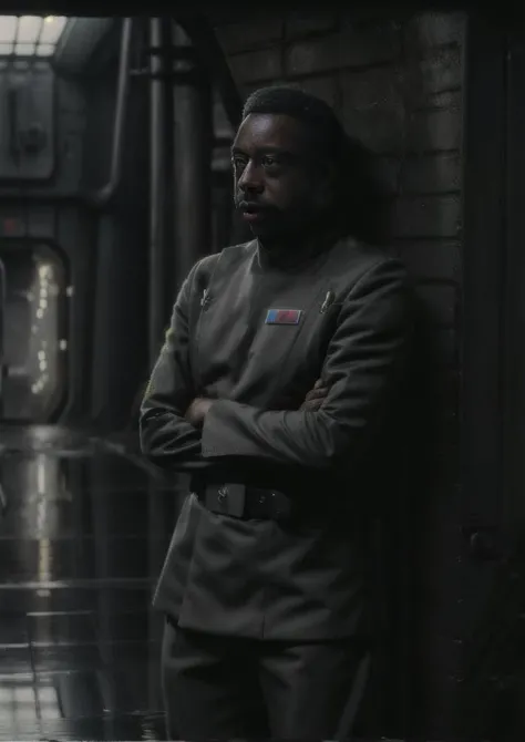man (sks person:1) in imperialofficer uniform (saluting:1.2) ,in a sewer, 8k uhd, dslr, soft lighting, high quality, film grain,masterpiece quality,Fujifilm <lora:ImpofficerV2:0.8><lora:beetlekrd:1> <lora:epiCRealismHelper:.15> <lora:more_details:1> by Greg Rutkowski  <lora:detailed_eye:.05> by Brooke DiDonato, ((arnold schwarzenegger :.5))