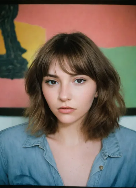 portrait of woman SavannahBrown, looking at viewer, highly detailed, film grain, 35mm photograph, professional, 4k, highly detailed,  <lora:SavannahBrown:0.75>