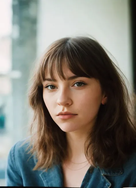 portrait of woman SavannahBrown, looking at viewer, highly detailed, film grain, 35mm photograph, professional, 4k, highly detailed, <lora:SavannahBrown:0.75>