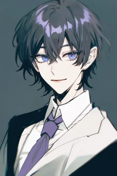 1boy,looking at viewer, <lora:InuyamaMuneto-000011:1>