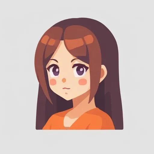 <lora:Colored_Icons_by_vizsumit:0.8> coloredic0n icon, cute Anime woman