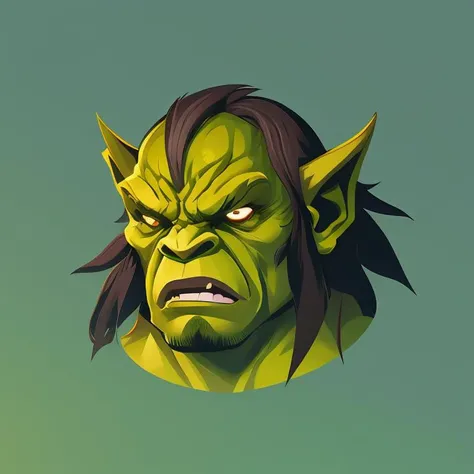vector illustration, orc,angry, tree, <lora:Vector_illustration_V2:1>,