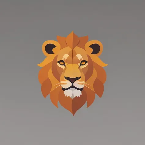 <lora:Color_Icons:0.8>,coloredic0n icon,lion,tree,