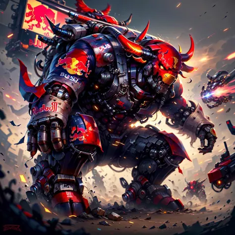 <lora:RedBullAI-000012:1> RedBullAI
battle mech 
, detailed, intricate