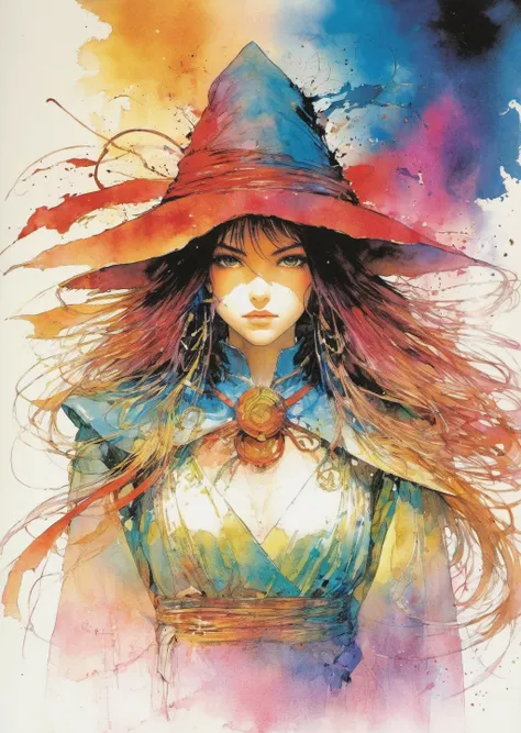 1 female mage
  fantasy
anime manga-comic ink
gradient
by Yoshitaka Amano Bill Sienkiewicz
 SimplepositiveXLv1