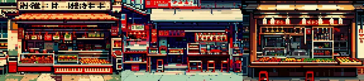 highly insanely detailed, masterpiece, top quality, best quality, highres, 4k, 8k, RAW photo, (very aesthetic, beautiful and aesthetic), <lora:Large food stalls:1>, Large food stalls