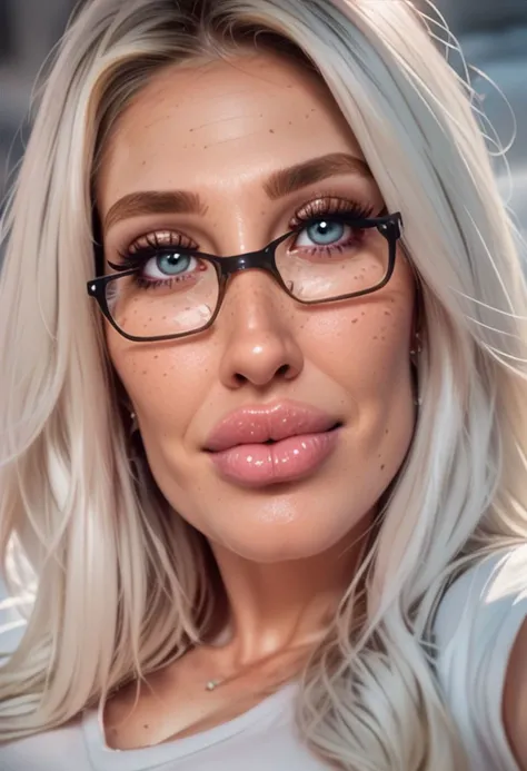 extremely detailed,score_9, score_8_up, score_7_up, score_6_up, score_5_up, score_4_up,surreal angle,sunrise,playful-shadows,vivid-colorful,realistic eye,freckles,shy,angel make-up,glasses, dripping bimbo lips, shy1beauty, realistic milfpeaches, dripping, agony selfie,huge detailed scene