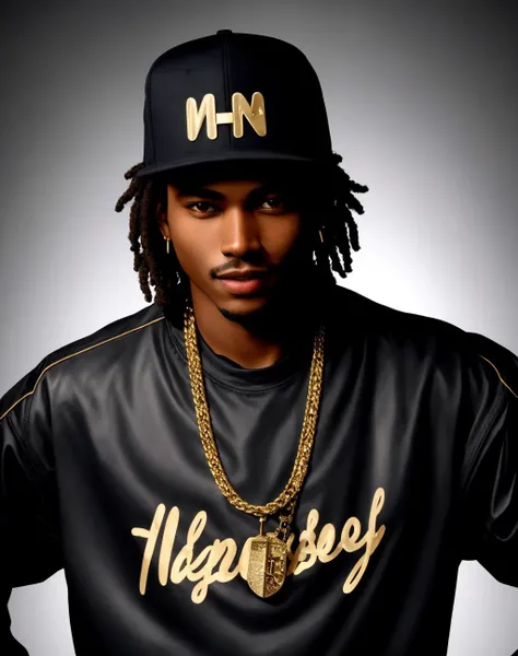 masterpiece,4K,best quality,absurdres, dark skin,smirk, grin,
edg90hh, man wearing a black jacket ,wearing edg90hh_clothing
<lora:edg90hh:0.9>