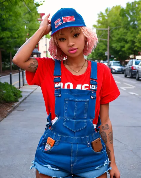 masterpiece,4K,best quality,absurdres,
edg90hh, one in overalls posing for a picture ,wearing edg90hh_clothing,
<lora:edg90hh:0.9>