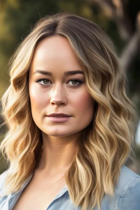 Brie Larson, (colored photo), movie grain, god rays, (background defocused), (depth of field), movie aesthetic, 8k, absurdres, (UHD:1.2), (masterpiece, ultra detailed, best quality, highres, extremely delicate and beautiful:1.3), dynamic angle, (detailed face), RAW photo, hdr, (photorealistic:1.4), (hyperrealistic, realistic, extremely delicate and beautiful:1.3), (realistic face, realistic hair:1.2), dslr, photography, (detailed face), depth of field,