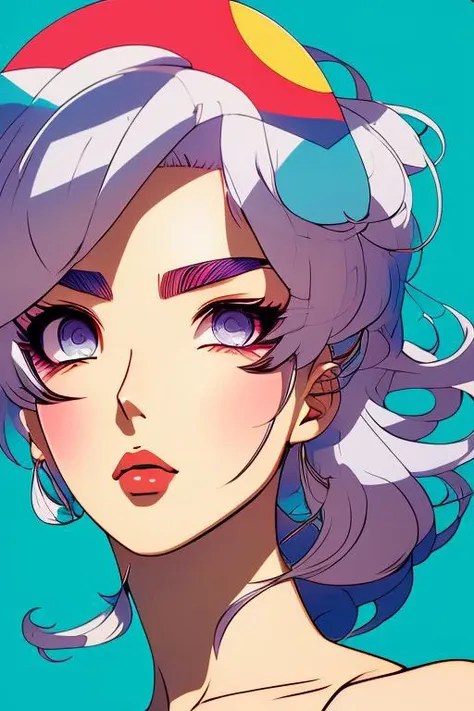 1girl, cel shading, bold outlines, flat colors, sharp shadows, graphic style, (manga influence:1.3), clean linework, striking visuals,comic, 8k, absurdres, (UHD:1.2), (masterpiece, ultra detailed, best quality, highres, extremely delicate and beautiful:1.3), dynamic angle, (detailed face),