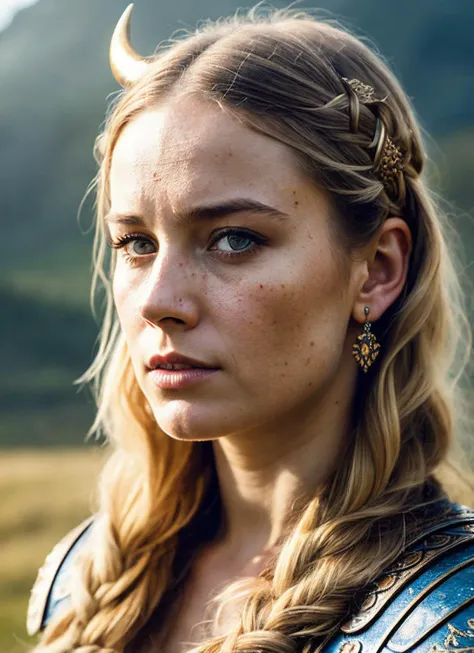 A stunning intricate full color portrait of (sks woman:1) as (viking warrior), (barbarian), epic character composition, by ilya kuvshinov, alessio albi, nina masic, sharp focus, natural lighting, subsurface scattering, f2, 35mm, film grain, <lora:lora_brie_v1_from_v1_160:1>