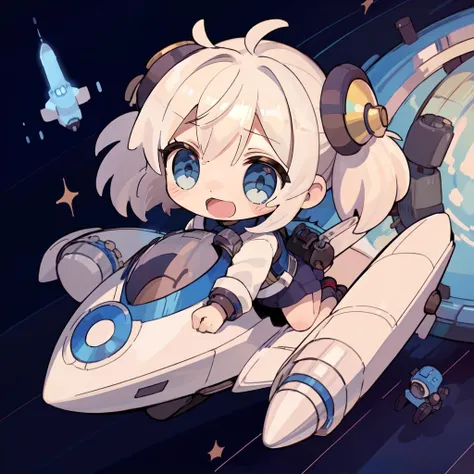 masterpiece,best quality,nakajima0,solo focus,
(solo,1girl,chibi:1.5),:d,riding jet,flying,
space,
AS-Youngest,<lyco:nakajima0_v10:0.8>