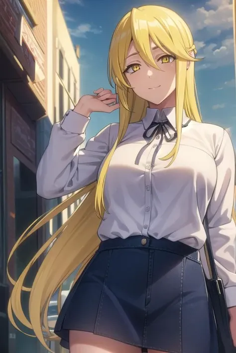 shizukamarikawa, <lora:shizuka marikawa s1-lora-nochekaiser:1>,
shizuka marikawa, long hair, blonde hair, very long hair, low-tied long hair, (yellow eyes:1.5), hair between eyes, smile,
BREAK skirt, shirt, long sleeves, ribbon, white shirt,
BREAK outdoors, city, zombies, sun, sky, clouds, cars,
BREAK looking at viewer, (cowboy shot:1.5),
BREAK <lyco:GoodHands-beta2:1>, (masterpiece:1.2), best quality, high resolution, unity 8k wallpaper, (illustration:0.8), (beautiful detailed eyes:1.6), extremely detailed face, perfect lighting, extremely detailed CG, (perfect hands, perfect anatomy),