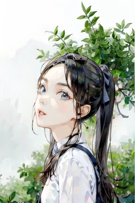 1girl,hill,tree,ultra high res, detailed shadow, best quality,(front lighting), <lora:shuicai_v1:0.7>, <lora:zhaojinmai_v1:0.7>