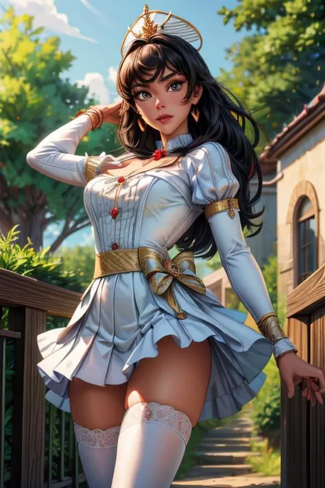 (masterpiece),(best quality),(extremely detailed),(high res),
beautiful abd_woman, abd_body, perfect abd_face, 
Pretending to be in a fencing pose,
<lora:abd:1.00>, 
<lora:add_detail:1.00>