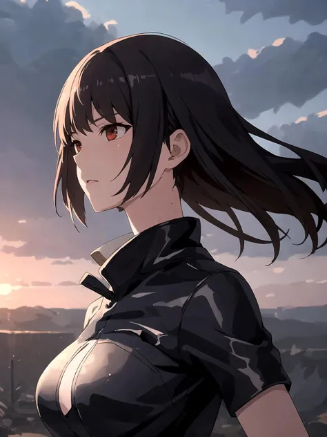 1girl, (shapely body), (solo), 25 years old, hdr, solo epic realistic, RAW, analog, (1 person), realistic shadows, ((highly detailed skin, skin details)), sharp focus, 8k UHD, DSLR, high quality, soft cinematic light, adobe lightroom, photolab, hdr, intricate, highly detailed, (hdr:1.4), sunrise, <lora:Sana_Sunomiya_LV1:0.6>