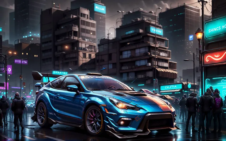 concept art <lora:CELICA7:0.2>
blue CELICA7 racing in a cyberpunk city, night, mist, neon signs
TerranAI
 <lora:TerranAIv2:1>