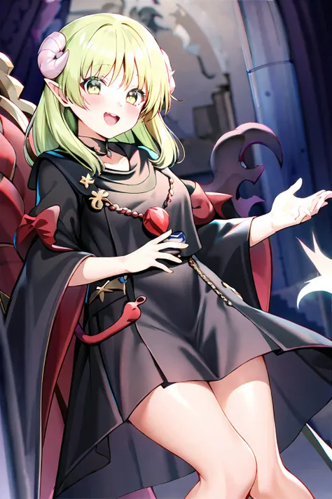 <lora:blackMageFashion_v11:1>, black mage_glam, black caftan, <lora:VClara-09:0.8>, VClara, 1girl