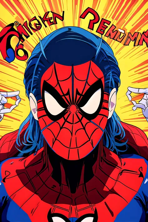 the face of Spiderman <lora:Goodsell_v1:0.5> <lora:MH:0.5>