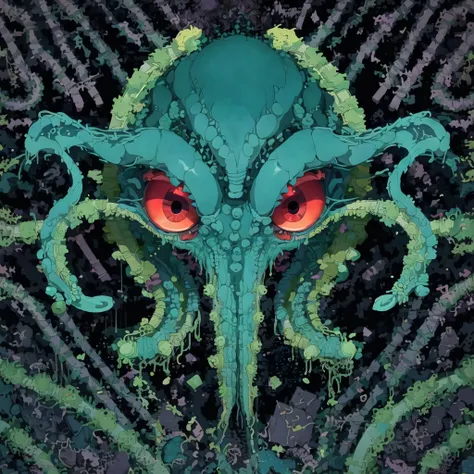 Sexy B Monster, Psychokinesis based monster that uses sexy tentacles to grab everything, best quality, masterpiece