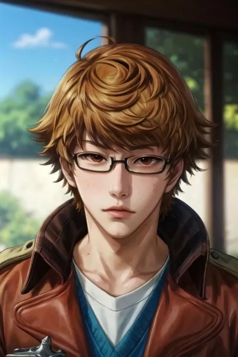 masterpiece, best quality, wallpaper, 1boy, solo, male focus, looking at viewer, , depth of field, <lora:nishiki_nishio:0.72>, nishiki_nishio, brown hair, brown eyes, , , world war 1, HD