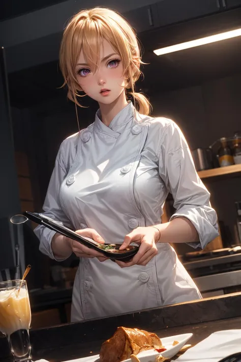 official art, extremely detailed CG unity 8k wallpaper, highly detailed, shiny skin, Depth of field, vivid color,
<lora:1erina:0.8>,erina,chef,